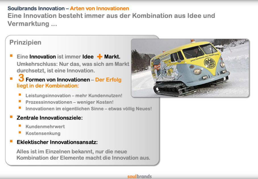 Ziele und Formen von Innovationen.
 
